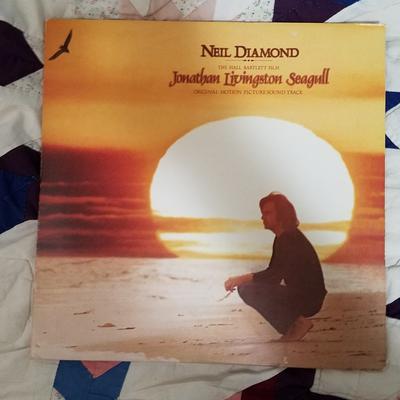 Columbia Media | 1973 Neil Diamond "Jonathan Livingston Seagull" Vinyl Album | Color: Black/Orange | Size: Os