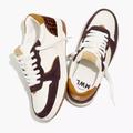 Madewell Shoes | Hp Court Sneakers In Leather And Cheetah Calf Hair | Color: Brown/White | Size: 7