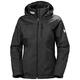 Helly Hansen Womens Crew Hooded Midlayer Jacket, S, Black