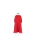 Zara Casual Dress Crew Neck Sleeveless: Red Print Dresses - Women's Size Medium
