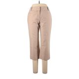 Apt. 9 Khaki Pant Straight Leg Cropped: Tan Print Bottoms - Women's Size 10