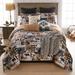 Donna Sharp Kila Comforter Set Polyester/Polyfill/Microfiber in Blue/Brown | Queen Comforter | Wayfair 754069205264