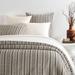 Pine Cone Hill Fira Jacquard Cotton Reversible Coverlet Cotton in Brown/White | Twin Coverlet | Wayfair PC4089-T