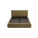 ARTLESS Upholstered Platform Bed Plastic in Gray | Queen | Wayfair A-UP-Q-6-SL