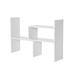 Hokku Designs Dalessio Table Desktop Storage Desk Organizer Wood in White | 18.3 H x 33.5 W x 6.69 D in | Wayfair 4C766DC487774D988F2D86C91E812AA9