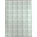 White 60 x 36 x 0.08 in Area Rug - Gracie Oaks Subrena Plaid Machine Woven Synthetics Area Rug in Green | 60 H x 36 W x 0.08 D in | Wayfair