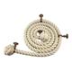 24mm Natural Cotton Bannister Handrail Stair Rope x 11 FT c/w 4 Copper Fittings