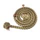 32mm Natural Bannister Handrail Stair Rope x 11 FT c/w 4 Copper Fittings