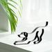 Home Personalized decor Table sculptures Personalized decor metal Home Decor Dog Minimalist Arts Sculpture Personalized Gift Metal Decoration