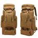 80L Large Military Tactical Backpack Waterproof Hiking Rucksack Army Bag Camping