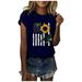 Long Sleeve Compression Shirt New Order Shirts Tunic Tops Blouse Sleeve Casual Printing Shirt Women Sunflower Short Summer Women s Blouse Loose Fitting Polyester Tops Women Tops Dressy