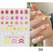 ZHIYU Powder Blusher Peach Heart Love Gradient Nail Enhancement Sticker Heart Nail Art Stickers Gift 3D Design Nail Decoration Self Adhesive Nail Stickers Fingernail Decoration For Women