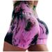 YWDJ Workout Shorts Womens Plus Size Basic Slip Bike Shorts Compression Workout Leggings Yoga Shorts Pants Hot Pink XL