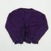 Pre-owned Gap Girls Purple Cardigan size: 12-18 Months