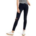 Madewell Jeans | Madewell Washed Black Distressed Skinny Jeans | Color: Black | Size: 26
