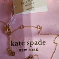 Kate Spade Jewelry | Kate Spade New York Necklace Nwt. | Color: Gold/Pink | Size: Os