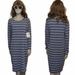 Lularoe Dresses | Lularoe Blue & Gray Striped Dress | Color: Blue/Gray | Size: L