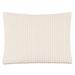 Eastern Accents Bishop Corduroy Bed Sham Polyester in White | 20 H x 27 W x 6 D in | Wayfair 7HQ-STN-474