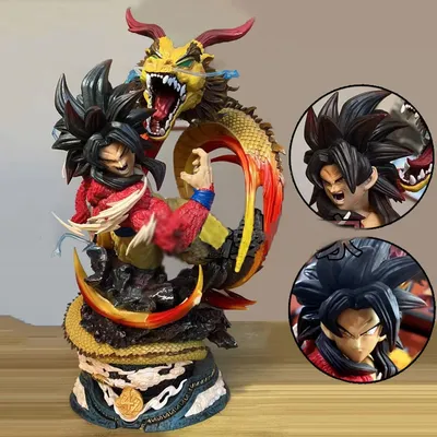 Figurines Dragon Ball GK Ryuu Ken Bakuhatsu SSJ4 Son Goku statue d'anime en PVC modèle de