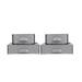 Inbox Zero Kosten Storage Box Drawer Case Adhesive Desk Organizer Plastic in Gray | 1.4 H x 8.5 W x 5.1 D in | Wayfair