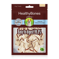 HealthyBones Peanut Butter Rawhide Free Healthy Mini Chews for Broholmer and Other Large Companion Dogs Great foods for Training Rewards 7 Count