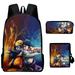 Naruto 3PCS Kids Backpack for Girls Boys Elementary School Bags for Kindergarten Primary Bookbag Elementary School Bags for Kindergarten Primary Bookbag with Tote Purse Pencil Case Naruto