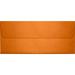 LUX 4 1/8 x 9 1/2 #10 80lbs. Square Flap Envelopes W/Glue Closure Flame Metallic Orange 5360-26-50