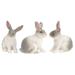 NUOLUX Easter Mini Bunny Figurines Rabbit Miniature Sculptures Baskets Filler Animal Rabbit Bonsai Bunny Accessories Figurine