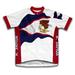 American Samoa Flag Short Sleeve Cycling Jersey for Men - Size L