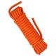 NorthPada High Strength Polyester Rope Arborist Bull Rope Static Safety Rock Climbing Rope Fire Rescue Escape Rope Tree Cutting/ClimbingRope Hoist Rigging Line 98 FT 3/8 inch Orange