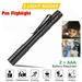 Gaiseeis Mini Bright Pencil Shaped Small Flashlight Double Light Source Pencil Shaped Light Yellow White Light Small Flashlight With Pen Clip Black