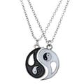 Yin-Yang Eight Trigrams couple chain set friendship Necklace Witness new_ R2R3