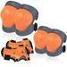 Youth children s cycling and rollerblading protective equipment - 1 pair of knee pads 1 pair of elbow pads 1 pair of wrist guards