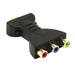 Biplut RGB Component Connector 3 Video Audio Ports Male HDMI-compatible to RCA Adapter Converter