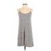 H&M Casual Dress - A-Line Scoop Neck Sleeveless: Tan Dresses - Women's Size X-Small