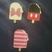 Disney Other | Disney Popcicle Set Of 3 Pins Disney Pin 129803 | Color: Red/White | Size: Os