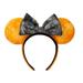 Disney Accessories | Disney’s Halloween Tie-Dye Minnie Ears! | Color: Black/Orange | Size: Os