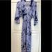 Jessica Simpson Dresses | Jessica Simpson Maternity Wrap Floral Dress Xl Nwt | Color: Blue | Size: Xl