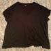 Madewell Tops | Madewell Short Sleeve Black T-Shirt | Color: Black | Size: 2x