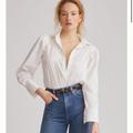 Anthropologie Tops | Anthropologie Mare Mare Button Up Bodysuit | Color: White | Size: S