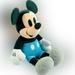Disney Toys | Disney Baby Mickey Mouse Super Soft Plush Retro Eye Cartoon Stuffed Animal | Color: Blue/Gray | Size: Osbb