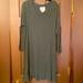 Anthropologie Dresses | Anthropologie Velvet By Graham & Spencer Jersey Knit Dress Size Medium | Color: Gray | Size: M
