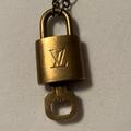 Louis Vuitton Jewelry | Necklace With Authentic Louis Vuitton Lock And Key | Color: Gold | Size: Os