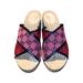 Gucci Shoes | Gucci Marmont Multicolor Gg Espadrille Canvas Sandals Red/Pink Size 37 | Color: Pink/Red | Size: 7