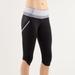 Lululemon Athletica Pants & Jumpsuits | Lululemon 6 Run A Marathon Crop Workout Pants | Color: Black | Size: 6
