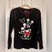 Disney Tops | Disney Mickey Mouse Long Sleeve T-Shirt | Color: Black | Size: S