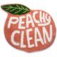 SRS67 Peachy Clean Bath Mat - Peach Bath Mat - Cute Bath Mat - Peach Bathroom Decor Bath Rug - Extra Soft Peach Bathroom Rugs - Thick Plush Peach Rug Bath Decor -Washable Drying Small Bath Mat