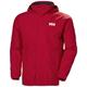 Helly Hansen Men's Dubliner Waterproof Windproof Breathable Rain Coat Jacket, 162 Red, XL UK