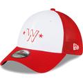 Men's New Era Red/White Washington Nationals 2023 On-Field Batting Practice 39THIRTY Flex Hat