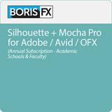 Boris FX Silhouette + Mocha Pro Plug-In for Adobe/OFX (Annual Subscription, Single-S SFXMPLUG-S-SUBA